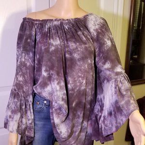 Elan Bell Off the Shoulder Bell Sleeve Top